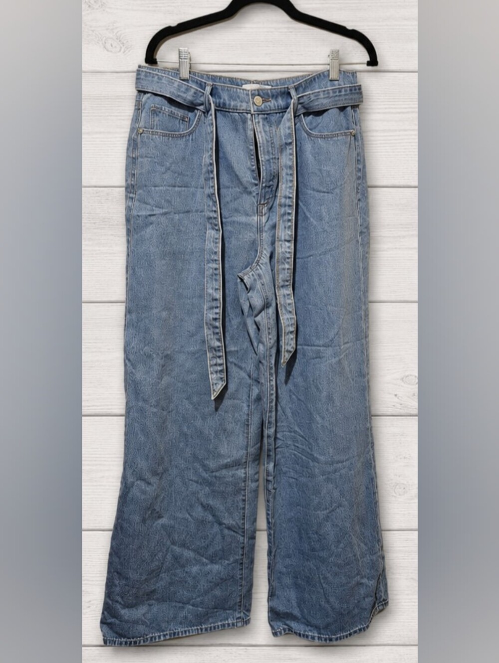 LOFT High Rise Relaxed Flare Jeans Size 8/29 Light Wash NWOT